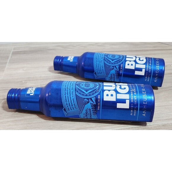 Bud Light Beer Bottle Stand-up Cooler Door Handle Set of 2 - Picture 4 of 10